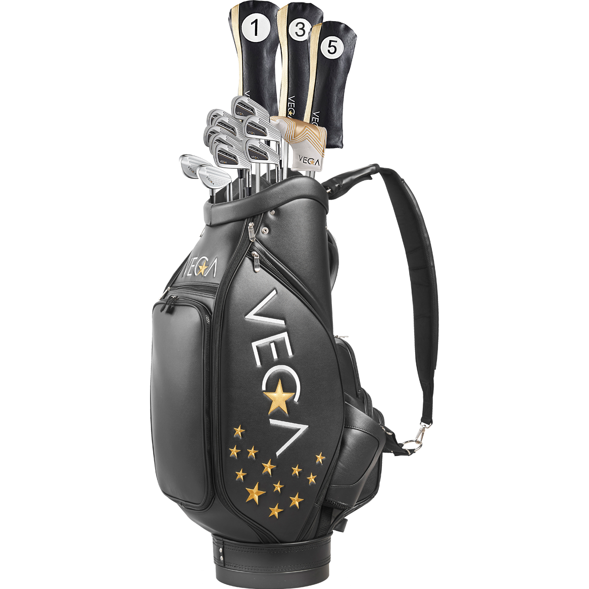 Black Golf Bag Complete Set