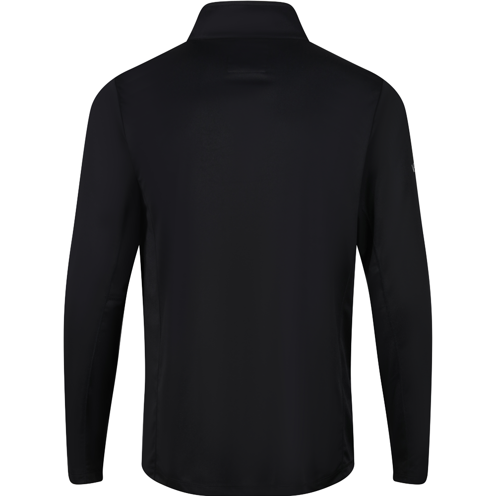 VEGA Koga Digi Camo Printed Front Quarter Zip Mid Layer Black / Camo
