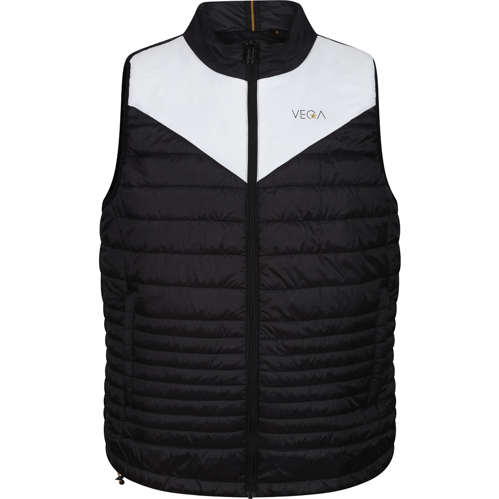 VEGA Abiko Quilted Gilet Black / White