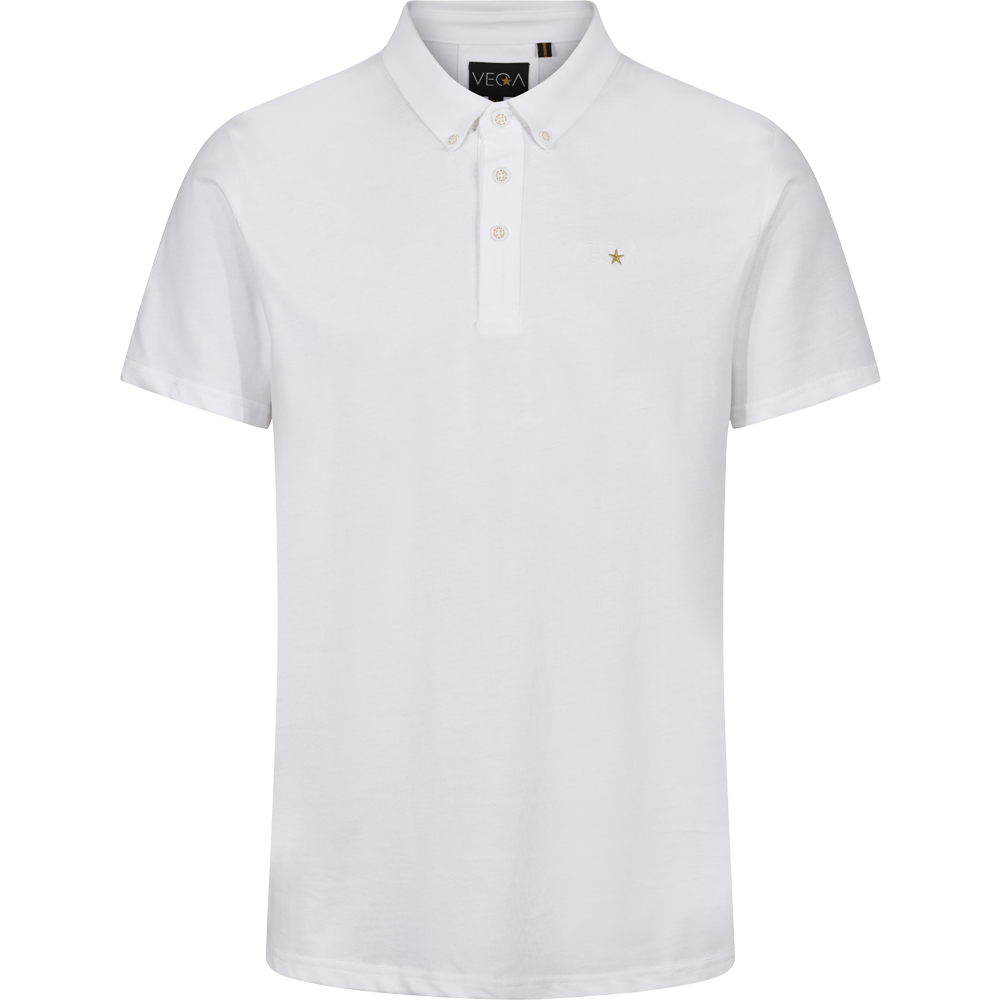ERECTRICGOLF FIVEBUTTONS POLO WHITE Lサイズ 【公式通販】 ERECTRICGOLF FIVEBUTTONS POLO WHITE Lサイズ 【公式通販】