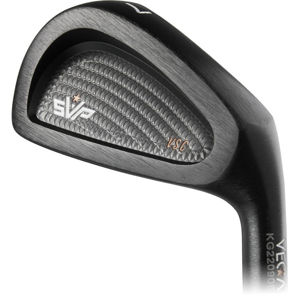 VSC Irons Black Heads Only from VEGA Golf. Worldwide shipping