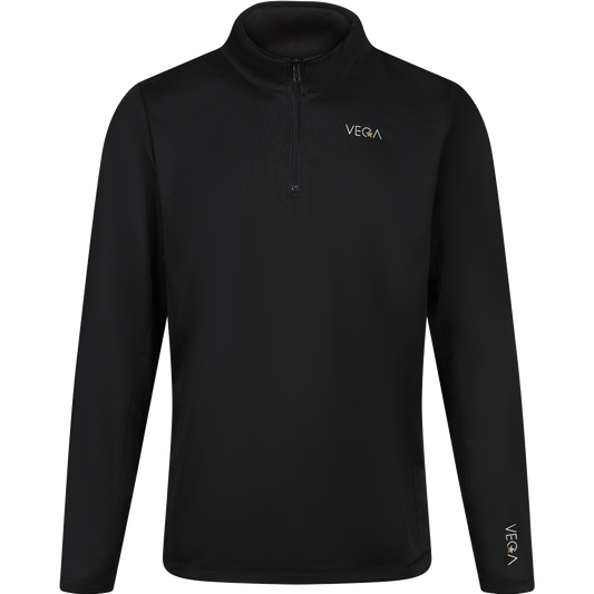 VEGA Hokkadio Quarter Zip Mid Layer Black