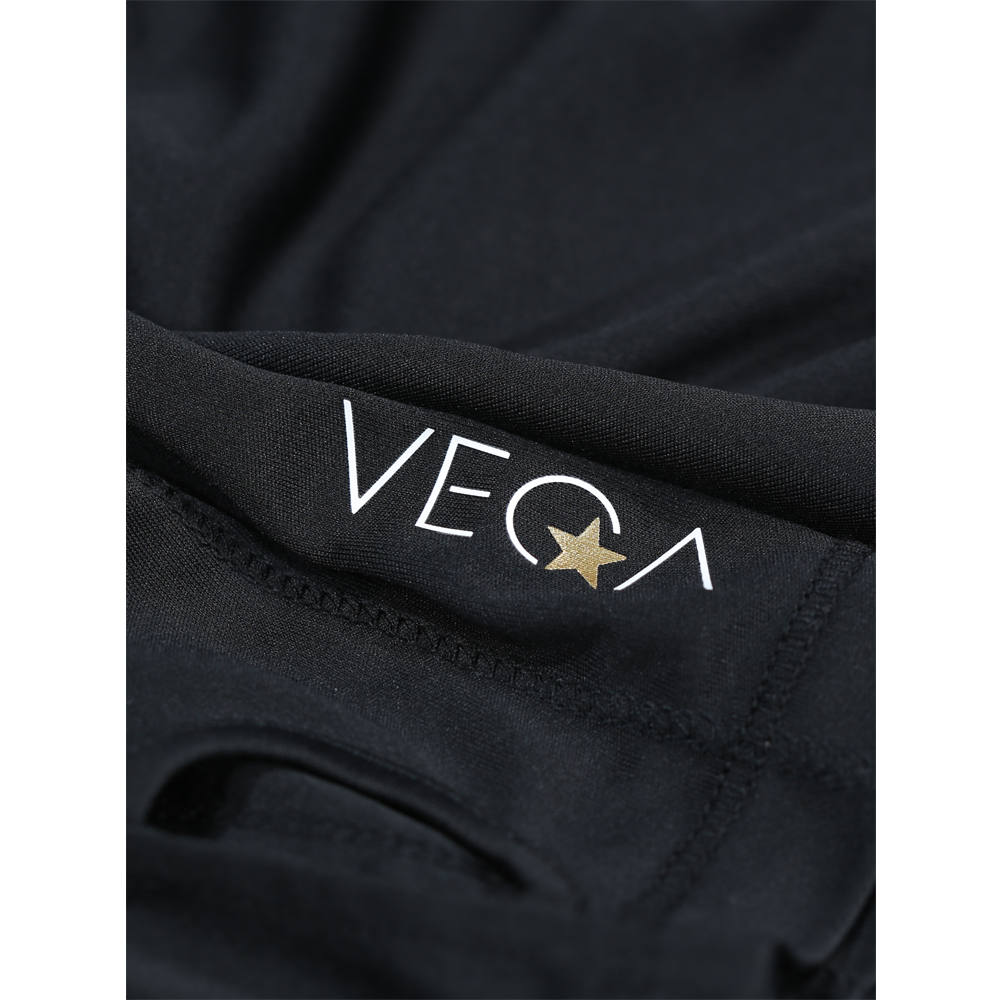 VEGA Koga Digi Camo Printed Front Quarter Zip Mid Layer Black / Camo
