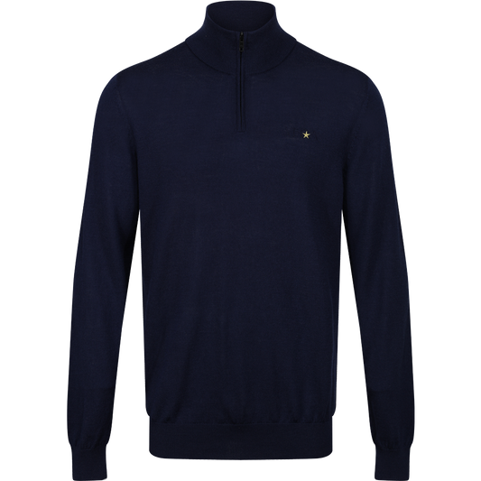 VEGA Nauro Quarter Zip Navy