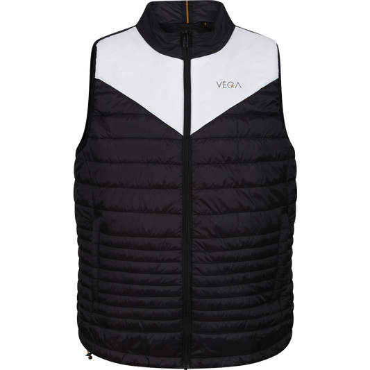 VEGA Abiko Quilted Gilet Black / White