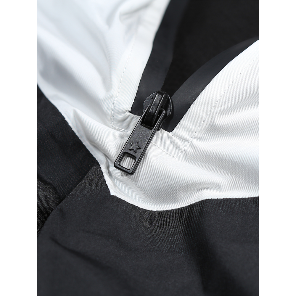 VEGA Kimi Cut & Sew Detail Jacket Black / White