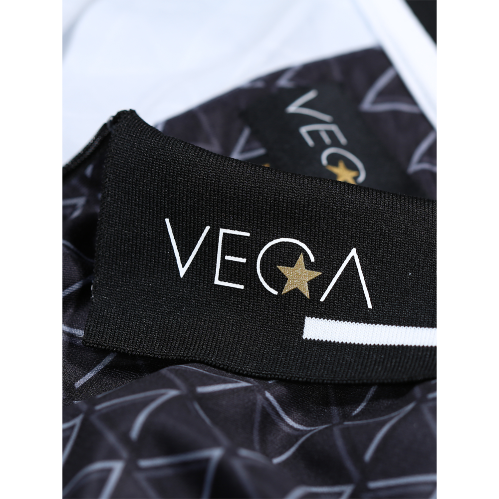 VEGA Tokyo Printed Jersey Polo Black
