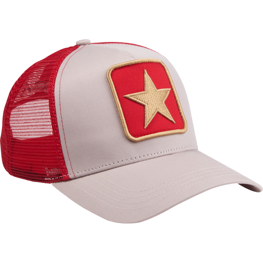 VEGA Trucker Cap Red Grey Image 2